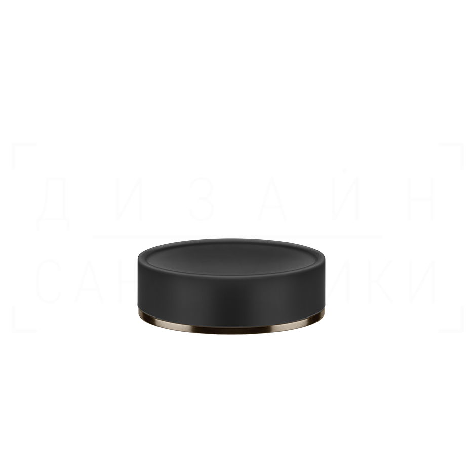 Gessi Inciso Мыльница с чашей Neolite, настольная, цвет: black/coffee bronze brushed PVD 58526#761