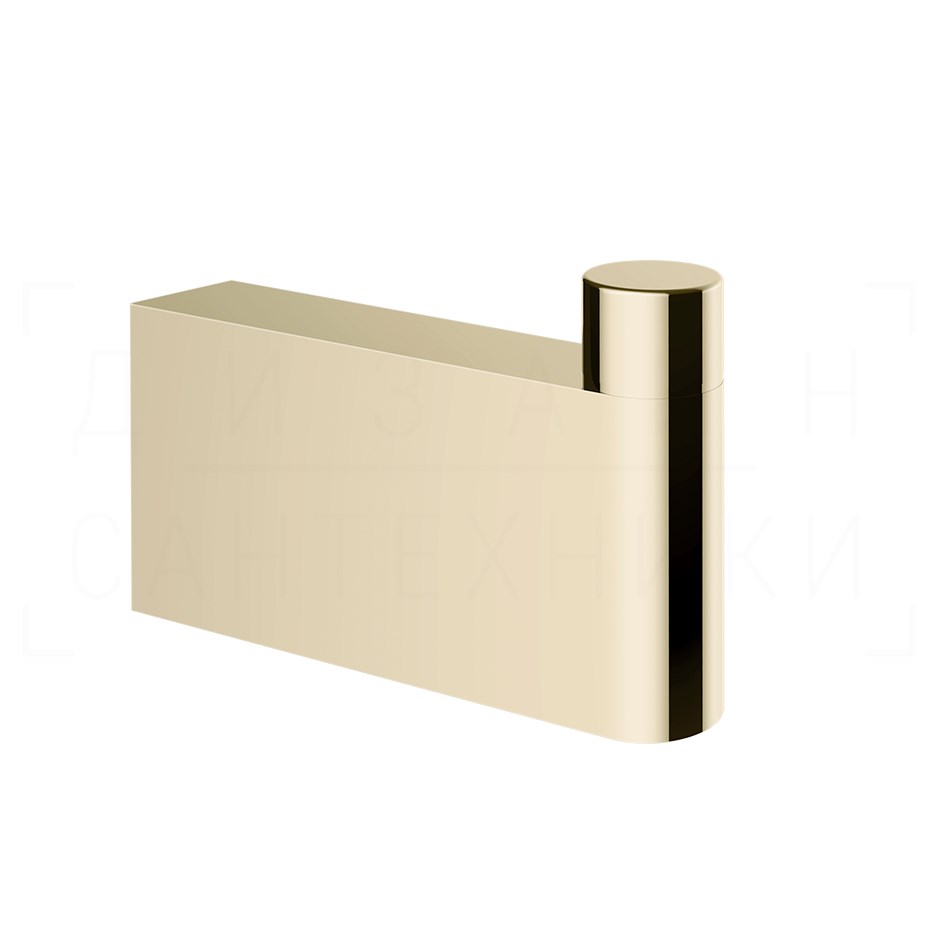 Gessi Origini Крючок для полотенец одинарный, подвесной, цвет: brass PVD 66523#710