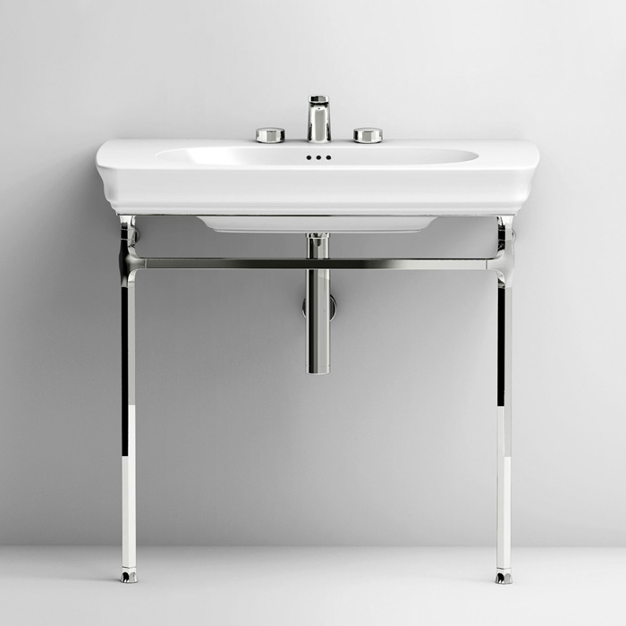 ArtCeram Civitas Консоль напольная металлическая для раковины 76x42x75h см, цвет: chrome CIA004 71
