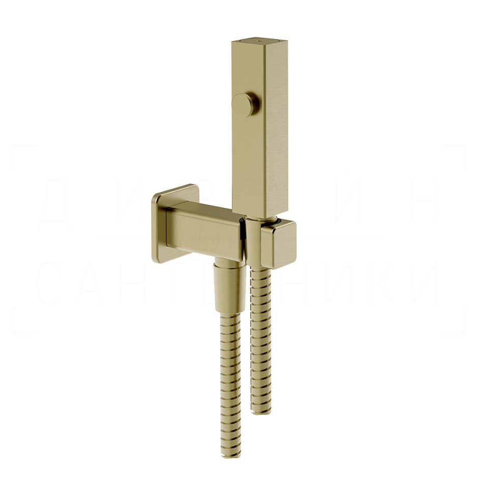 Gessi Total Look Гидроершик без смесителя, шланг 125 см, цвет: brushed brass PVD 33823#727