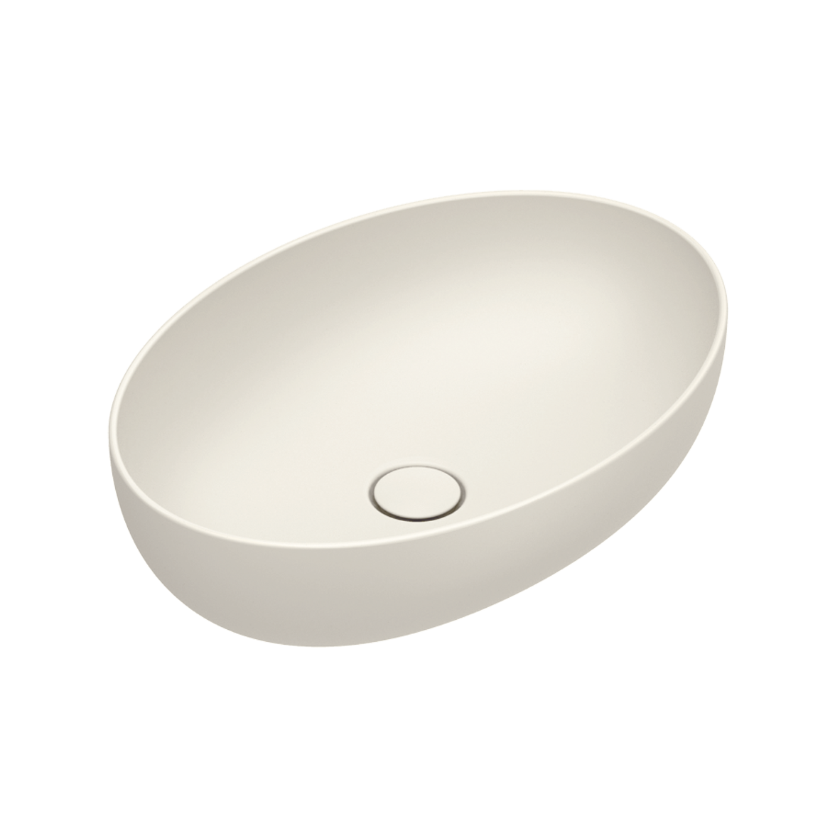 Catalano Sfera Раковина чаша 60x42x16h см, без перелива, покрытие Cataglaze, цвет: lino матовый 0522600030