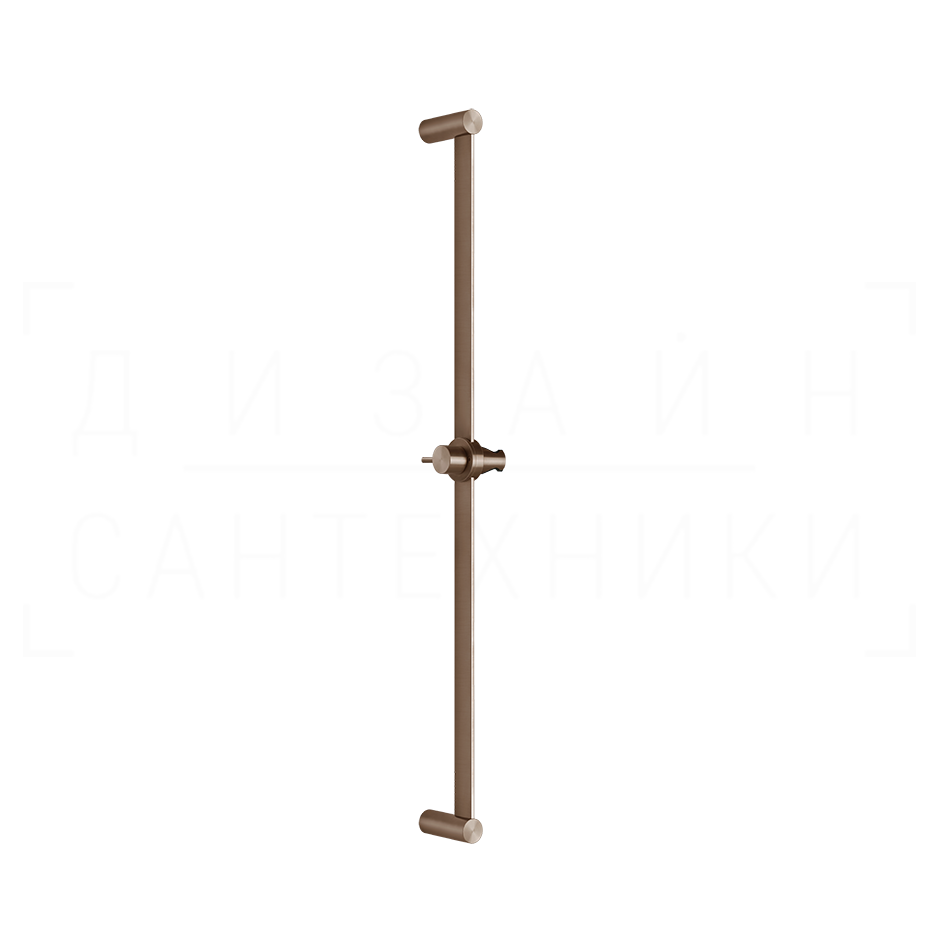 Gessi 316 Душевая штанга 82,8 см, с держателем для лейки, цвет: copper brushed PVD 54042#708