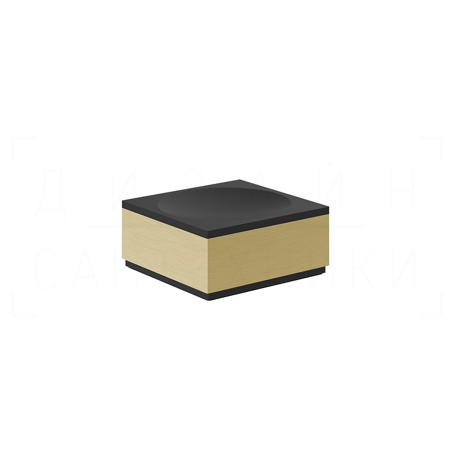 Gessi Jacqueline Мыльница с керамической чашей, настольный, цвет: brushed brass PVD 77525#727