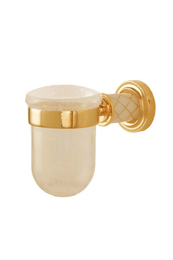 Boheme Murano Стакан подвесной, стеклянный полупрозрачный, цвет: gold 10904-W-G