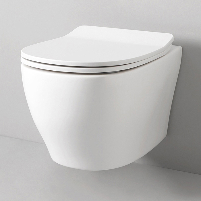 ArtCeram Ten Унитаз подвесной безободковый 36x52 см, цвет: matt white TEV006 05 00