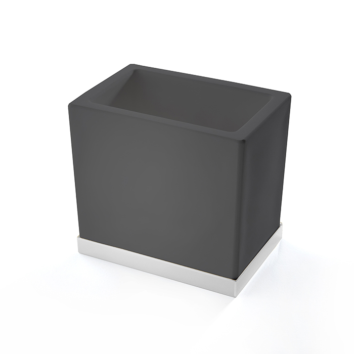 3SC Mood Deluxe Стакан настольный, композит Solid Surface, цвет: белый матовый MDN03ABO