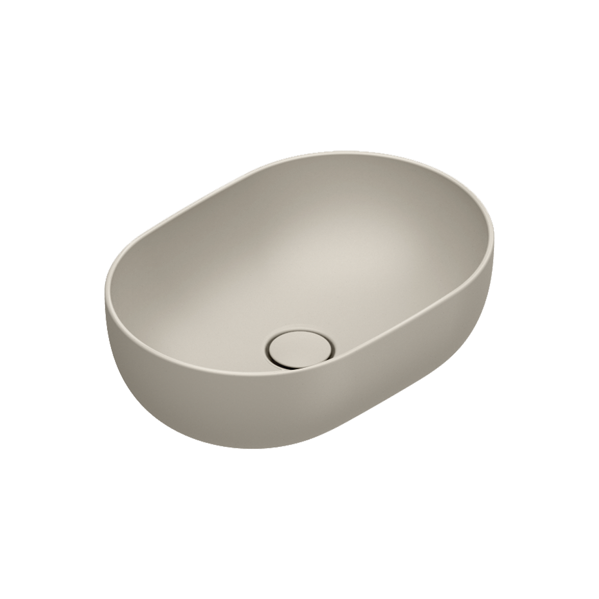 Catalano Sfera Раковина чаша 50x35x16h см, без перелива, покрытие Cataglaze, цвет: sabbia матовый 0522500029