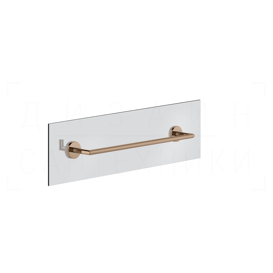 Gessi Anello Полотенцедержатель для крепления на стекло 50 см, цвет: copper PVD 63826#030