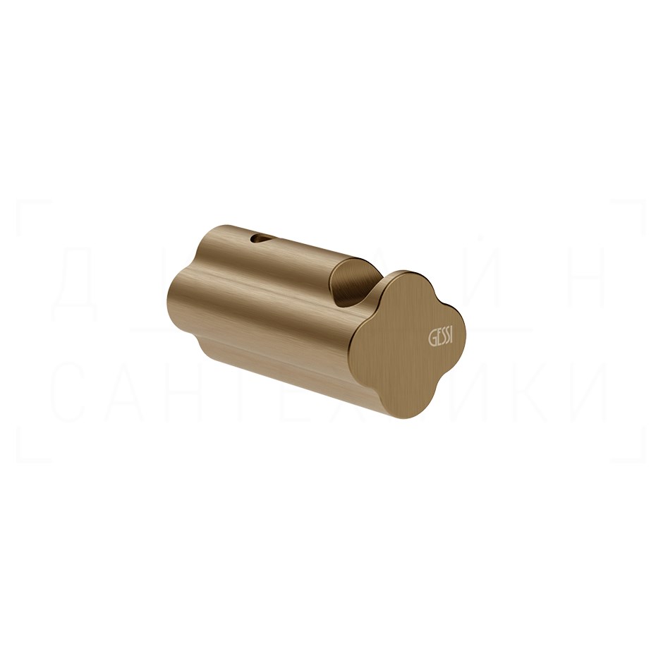 Gessi Ludovica Крючок для полотенец одинарный, подвесной, цвет: deep bronze brushed PVD 76521#791