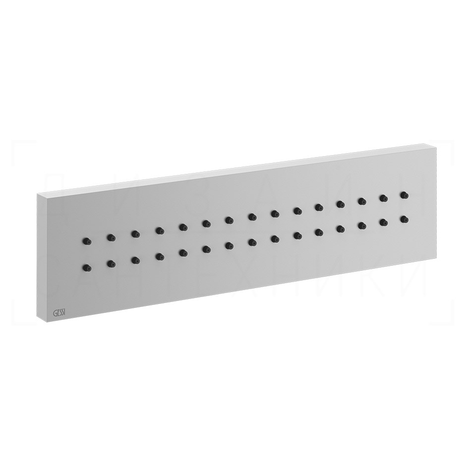 Gessi Body Jets Душевая форсунка боковая 24х6,5h см, цвет: matte white 32975#279
