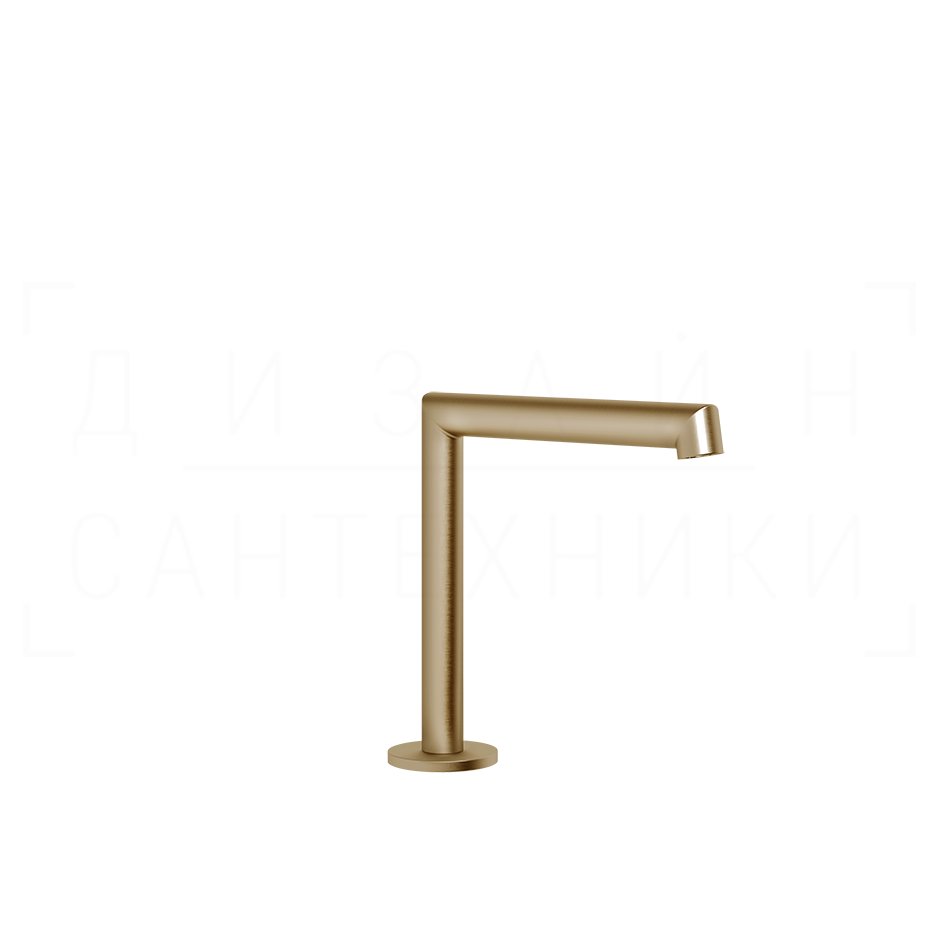 Gessi Anello Излив отдельностоящий для раковины 14,4 см, цвет: warm bronze brushed PVD 63321#726
