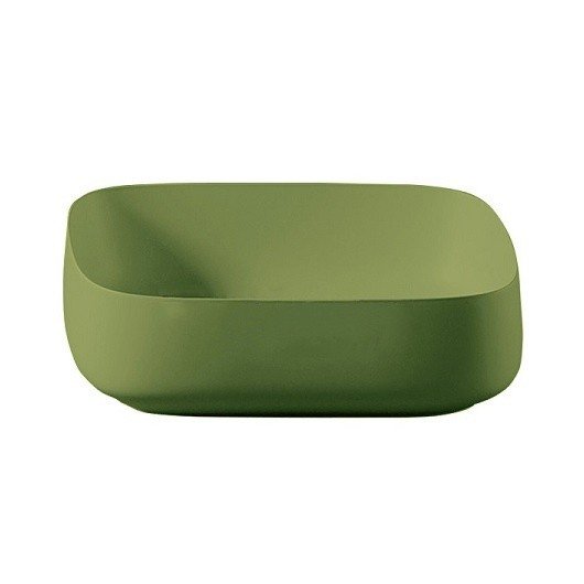 ArtCeram Cognac Раковина чаша 55x35x15,5h см, без перелива, покрытие Saniglaze, цвет: green salvia COL008 44 34