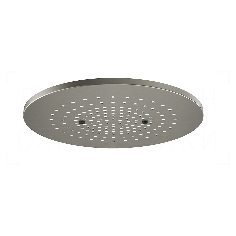 Gessi Afilo Потолочный душ d35,5 см, встраиваемый, 1 вид струи, хромотерапия, цвет: steel brushed 57018#239
