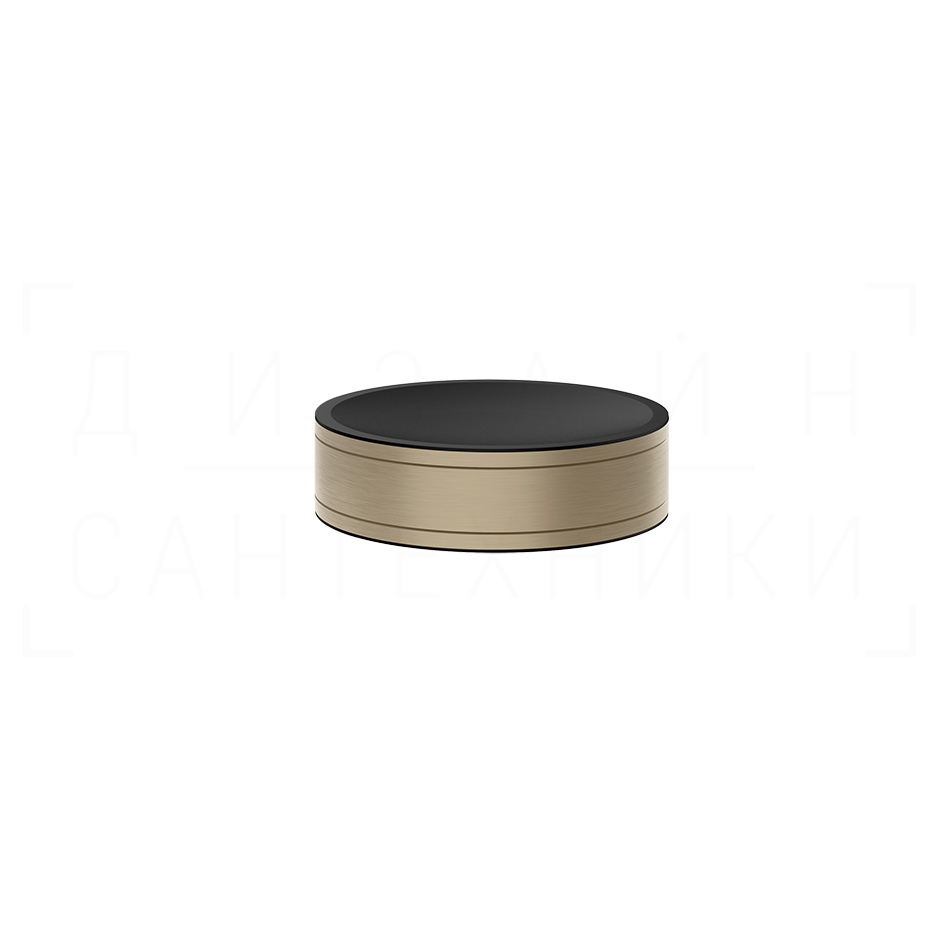 Gessi Pelle Мыльница с керамической чашей, настольный, цвет: finox brushed nickel 78525#149