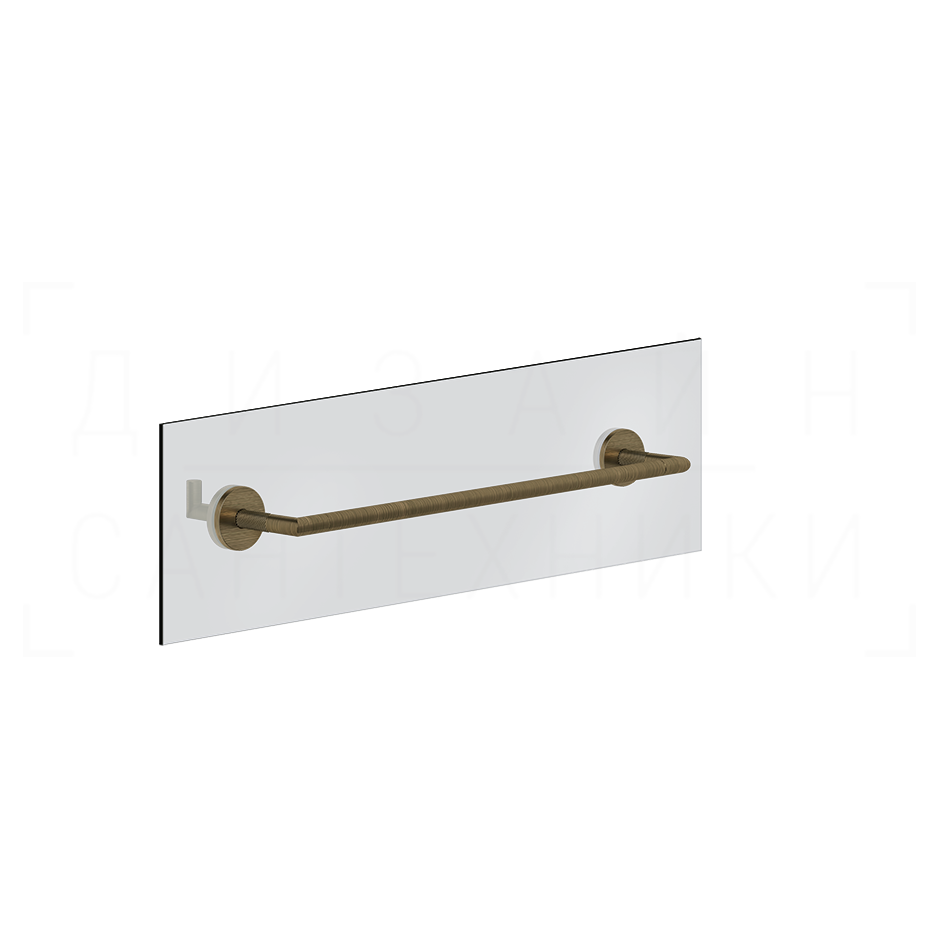 Gessi Anello Полотенцедержатель для крепления на стекло 50 см, цвет: antique brass 63826#713