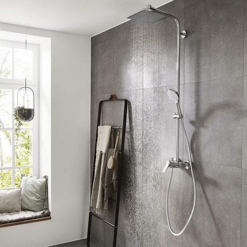 Современные формы в сочетании белый/хром