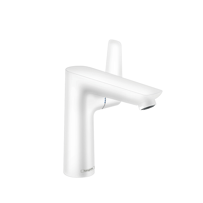 Hansgrohe Talis E Смеситель для раковины однорычажный, с донным клапаном, цвет: матовый белый 71754700