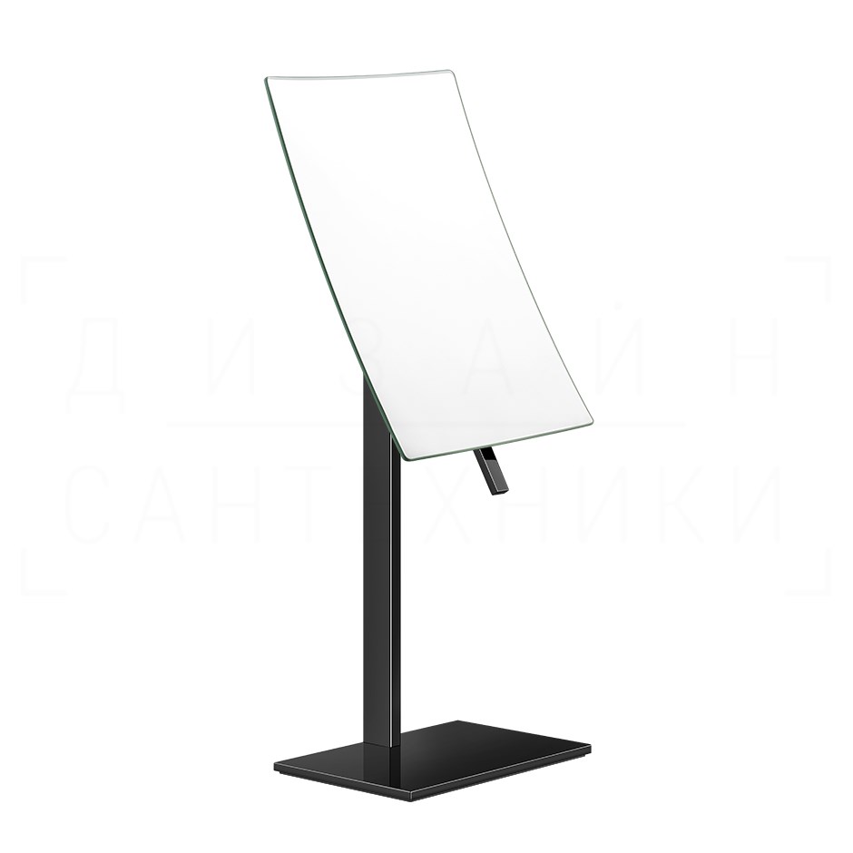 Gessi Inverso/Rettangolo Косметическое зеркало настольное, 2-х увеличение, цвет: black metal PVD 20988#706