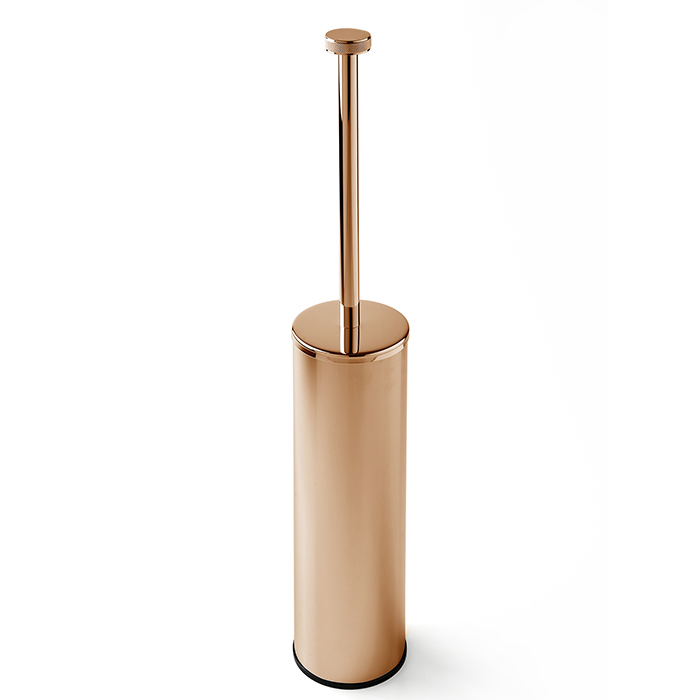 3SC Metal TonDa Ершик для унитаза подвесной с латунной колбой, цвет: oro rosa opaco MET07AGDRM