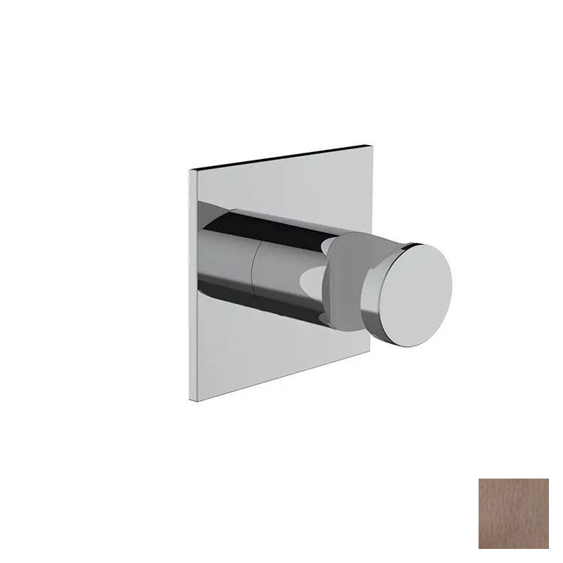 Almar Square Держатель душевой лейки на стену из латуни, цвет: PVD brushed copper E120013.CO
