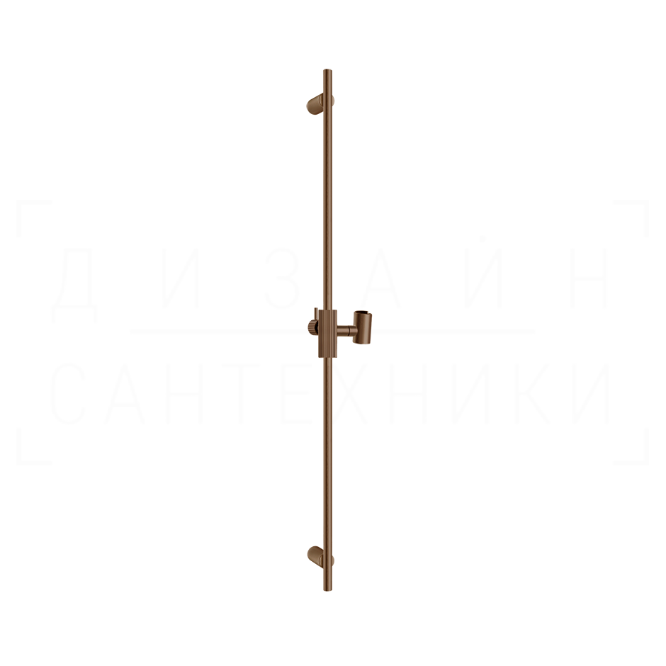 Gessi Ingranaggio Душевая штанга 90 см, с держателем для лейки, цвет: copper brushed PVD 63585#708