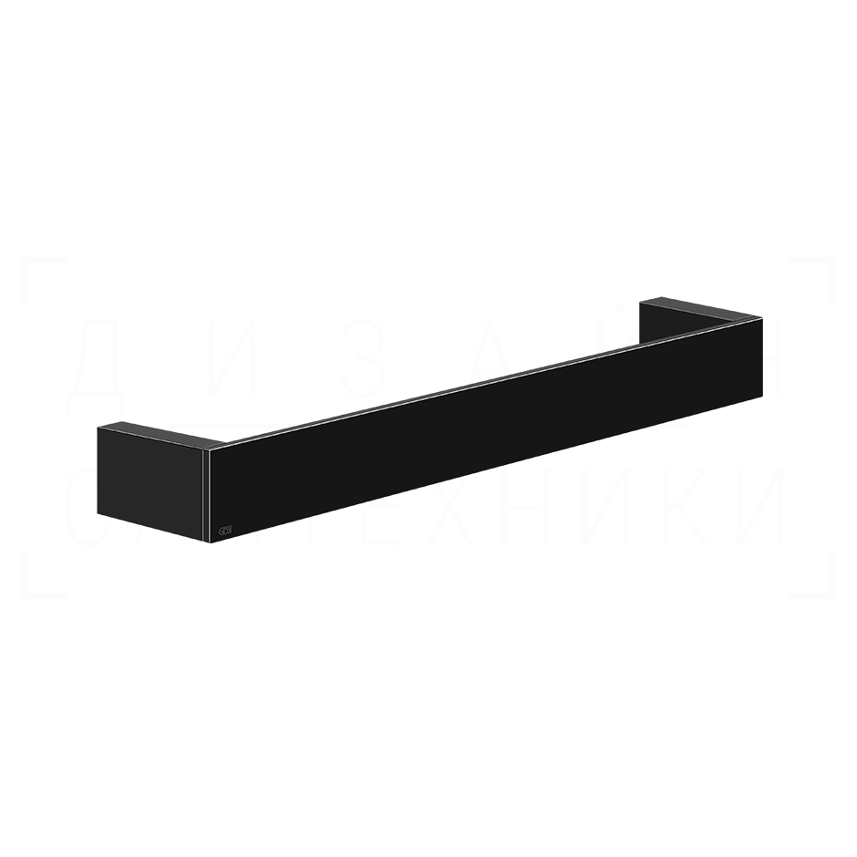 Gessi Inverso/Rettangolo Полотенцедержатель 31,5 см, подвесной, цвет: black metal PVD 20897#706