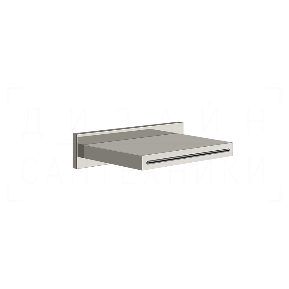 Gessi Cascata Излив настенный 15,2 см, каскадный, цвет: mirror steel 20293#238