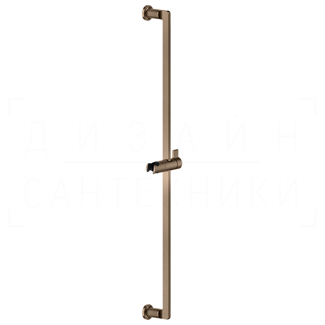 Gessi Inciso Душевая штанга 84,1 см, с держателем для лейки, цвет: coffee bronze brushed PVD 58144#761