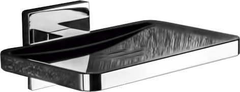 Colombo Design BasicQ Мыльница с латунной чашей, подвесная, цвет: chrome B3781.CR