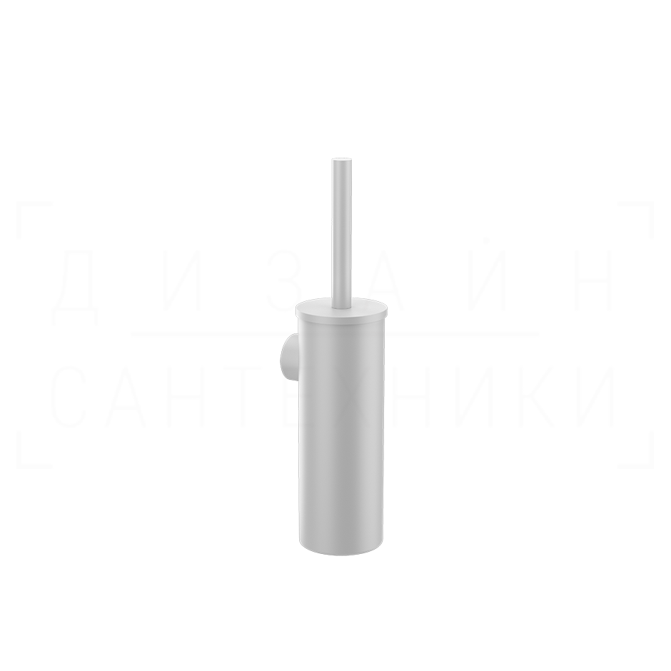 Gessi Rilievo Ершик для унитаза подвесной, с латунной колбой, цвет: matte white 59519#279