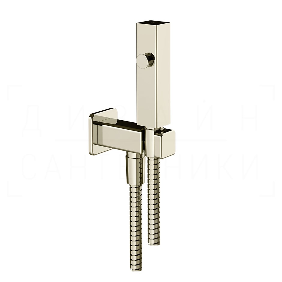 Gessi Total Look Гидроершик без смесителя, шланг 125 см, цвет: nickel PVD 33823#720