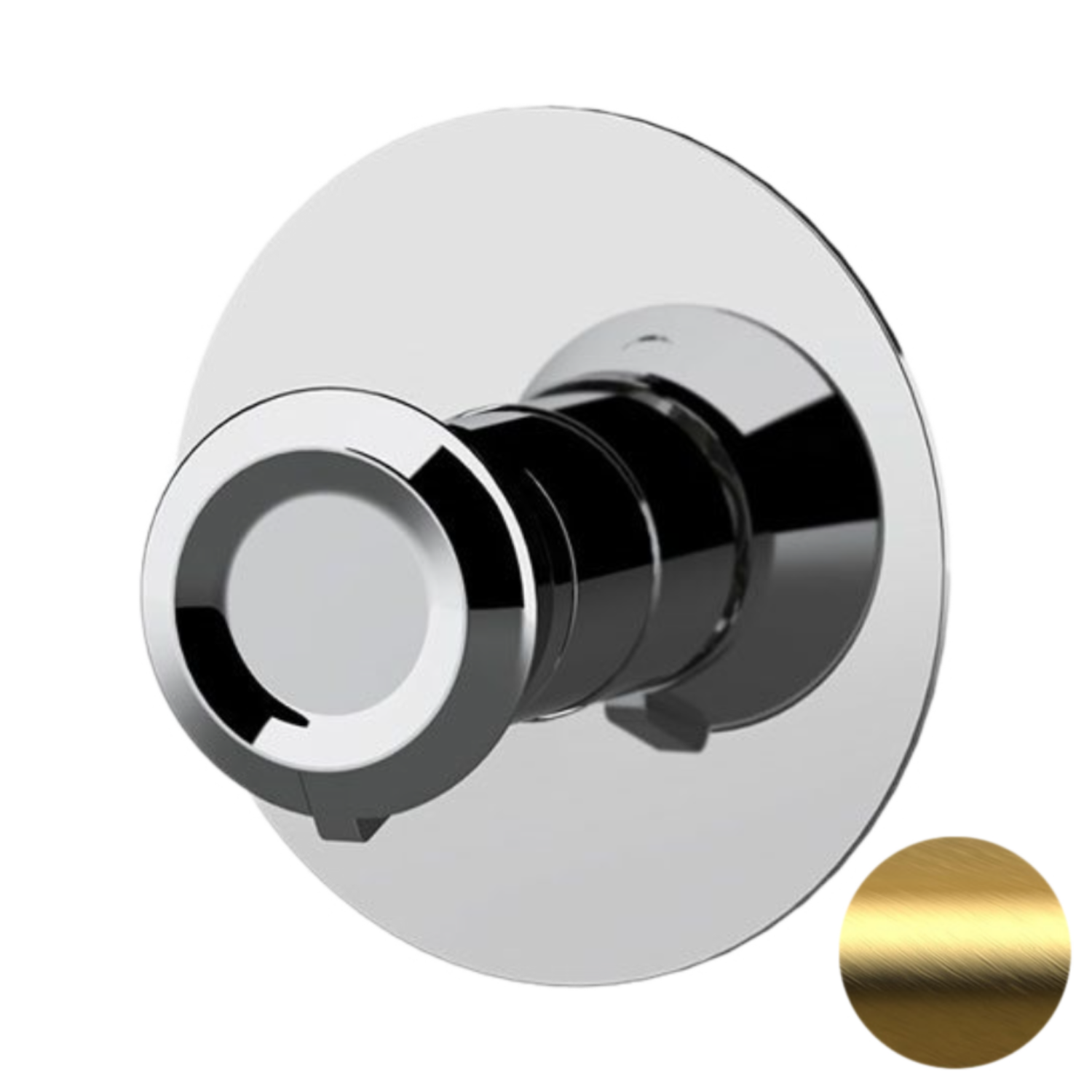 Remer Element Смеситель для душа встраиваемый, с встраиваемой частью, цвет: oro spazzolato ET30LBG
