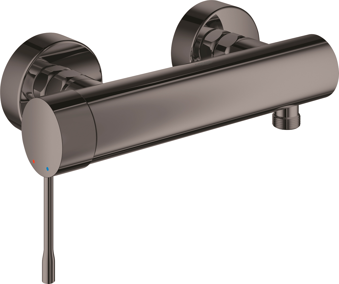 Grohe Essence New Смеситель для душа накладной, с выходом для шланга, цвет: темный графит 33636A01