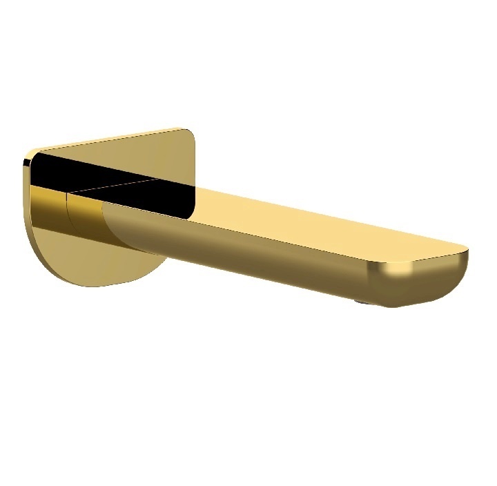 Remer Infinity Излив настенный 20 см, цвет: oro spazzolato 91ILBG