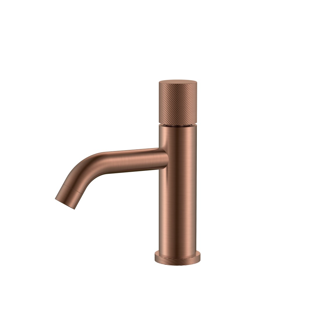 Boheme Stick Смеситель для раковины, без донного клапана, излив 13,5 см, цвет: copper brushed 121-CB.4