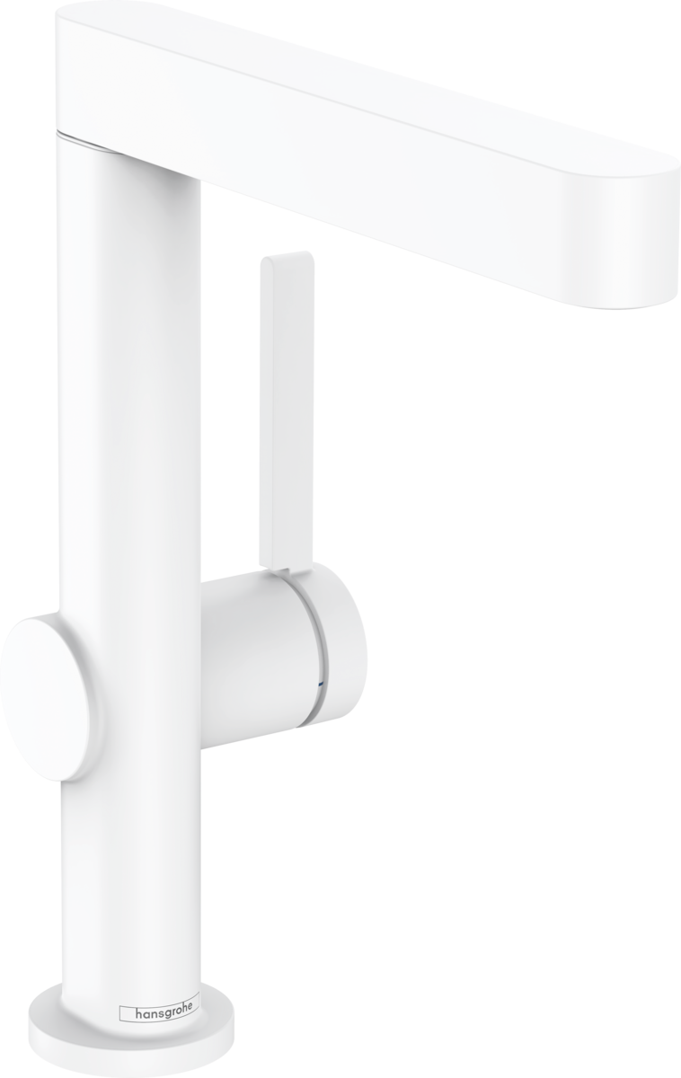 Hansgrohe Finoris Смеситель для раковины, с донным клапаном, цвет: матовый белый 76060700