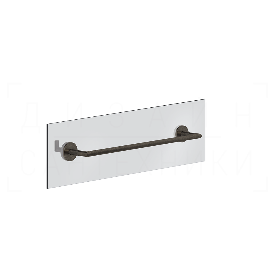 Gessi Anello Полотенцедержатель для крепления на стекло 50 см, цвет: aged bronze 63826#187