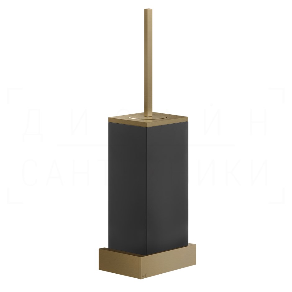 Gessi Inverso/Rettangolo Ершик для унитаза подвесной, колба Neolite, цвет: deep bronze brushed PVD 20820#791