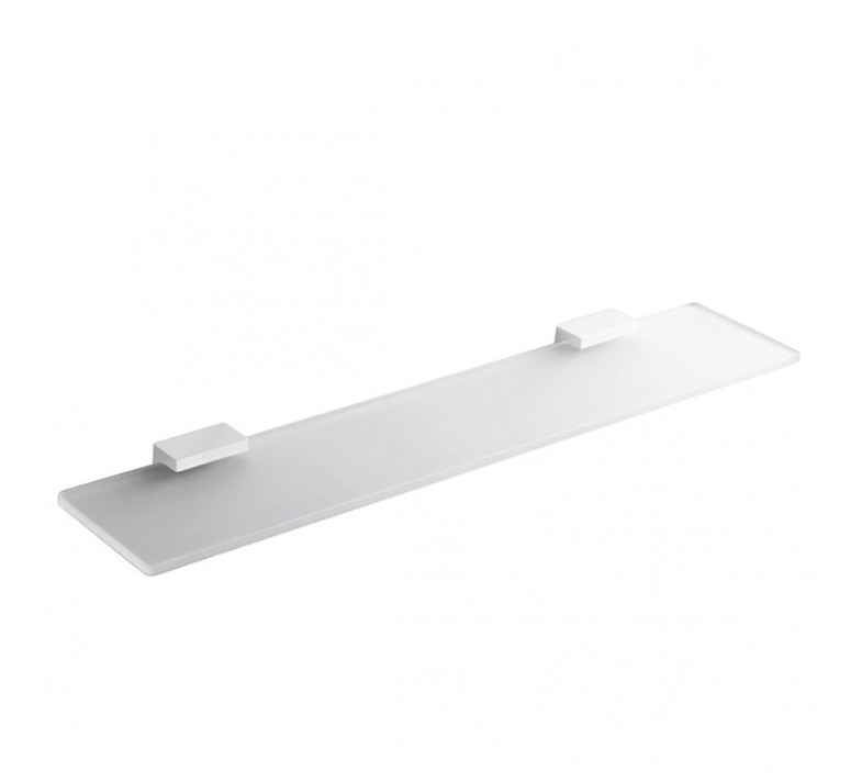 Colombo Design Look Полочка стеклянная 60x13 см, подвесная, стекло матовое, цвет: matt white B1616.BM-VAN