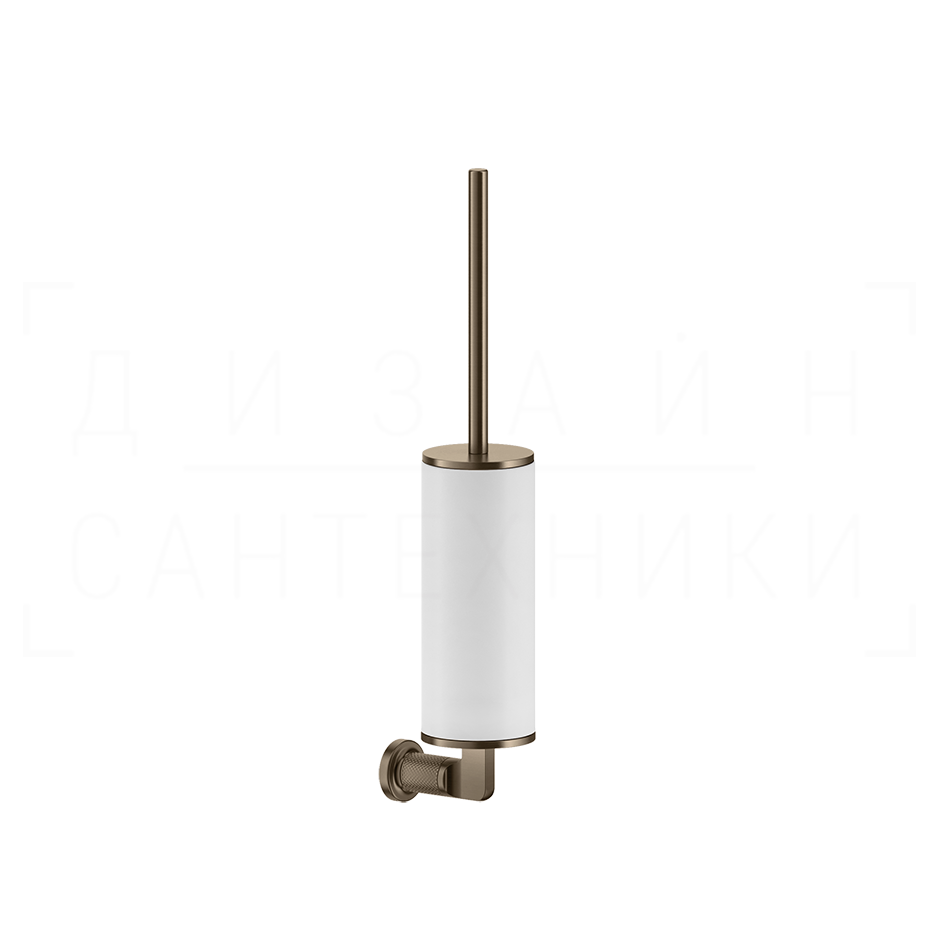 Gessi Inciso Ершик для унитаза подвесной, колба Neolite, цвет: white/coffee bronze brushed PVD 58519#761