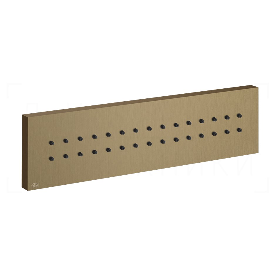 Gessi Body Jets Душевая форсунка боковая 24х6,5h см, цвет: deep bronze brushed PVD 32975#791