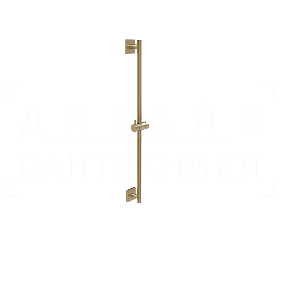 Gessi Rilievo Душевая штанга 86 см, с держателем для лейки, цвет: warm bronze brushed PVD 59244#726