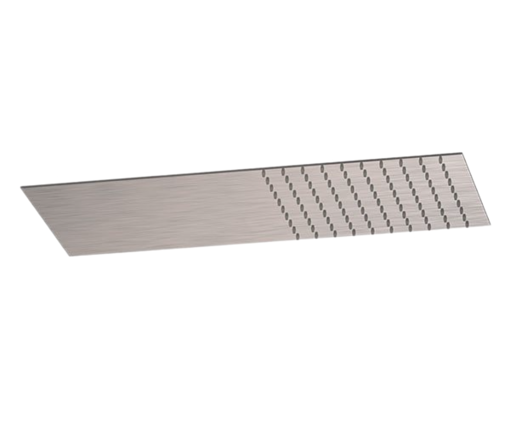 Remer Верхний душ настенный ультратонкий 22x50 см, 1 режим, цвет: inox spazzolato SS350UFX