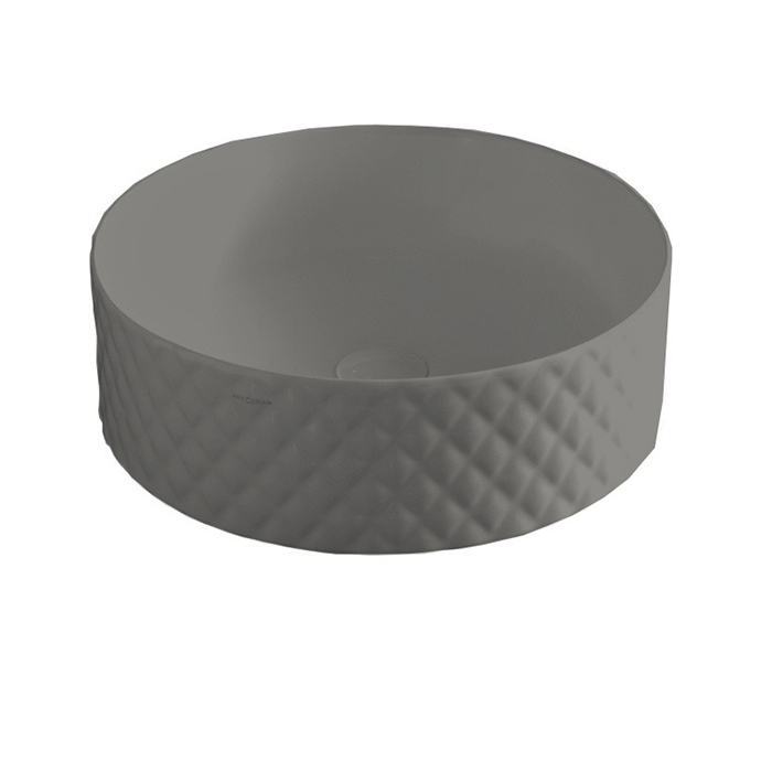 ArtCeram Rombo Раковина чаша d44x14,5h см, без перелива, цвет: grey olive OSL009 15 00