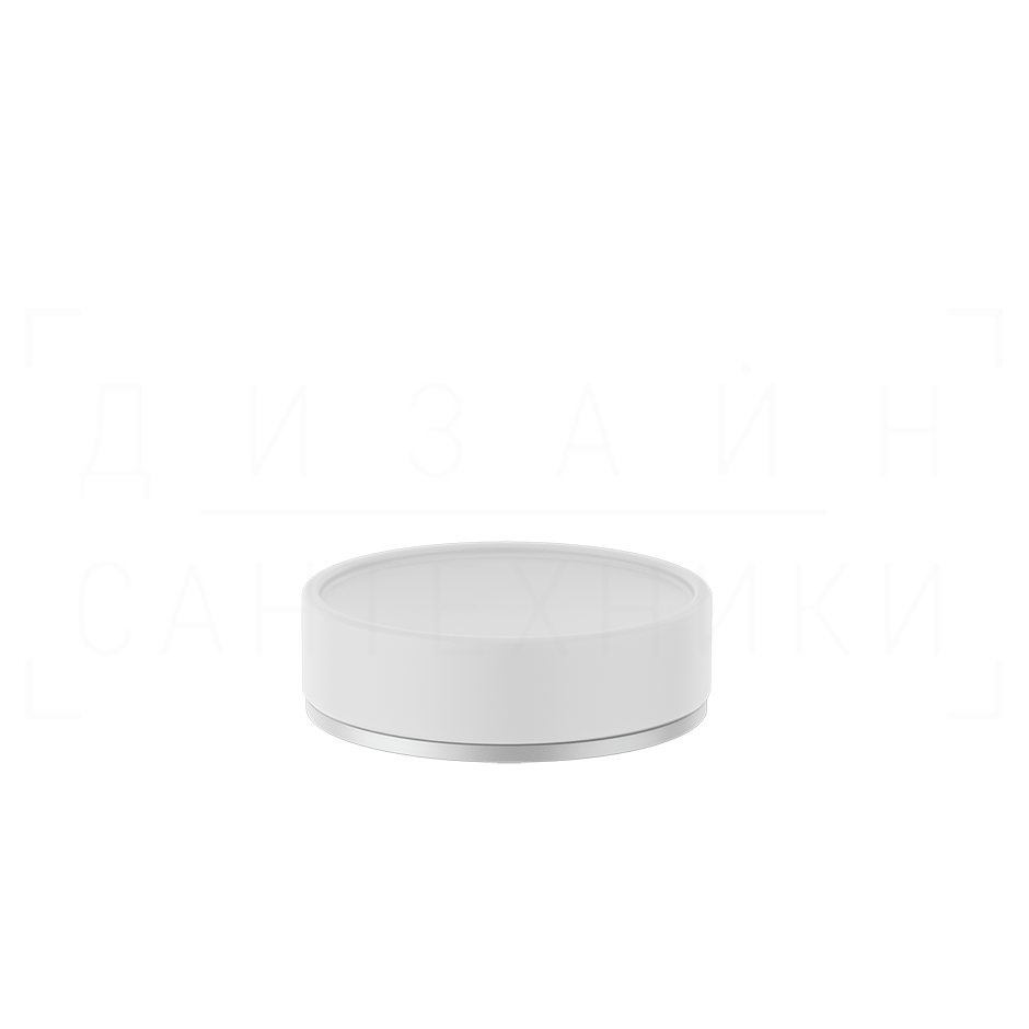 Gessi Inciso Мыльница с керамической чашей Neolite, настольная, цвет: white/matte white 58525#279