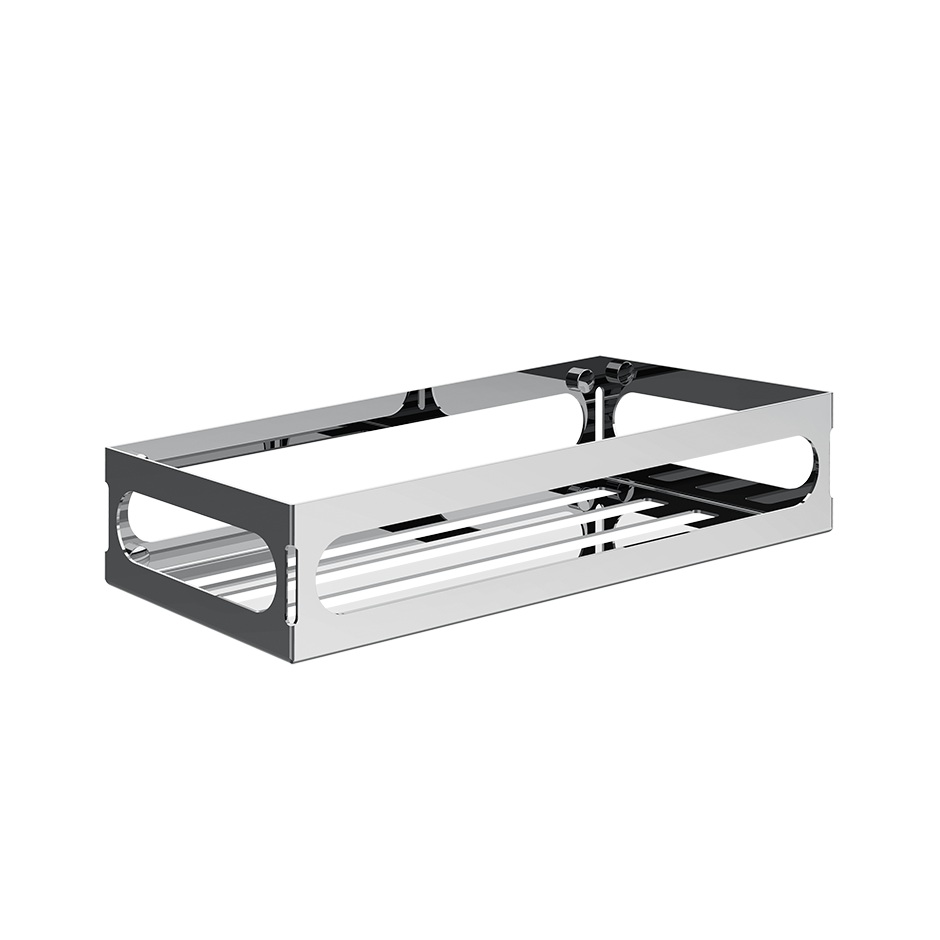 Gessi Rilievo Полка металлическая 30 см, подвесная, цвет: chrome 59549#031