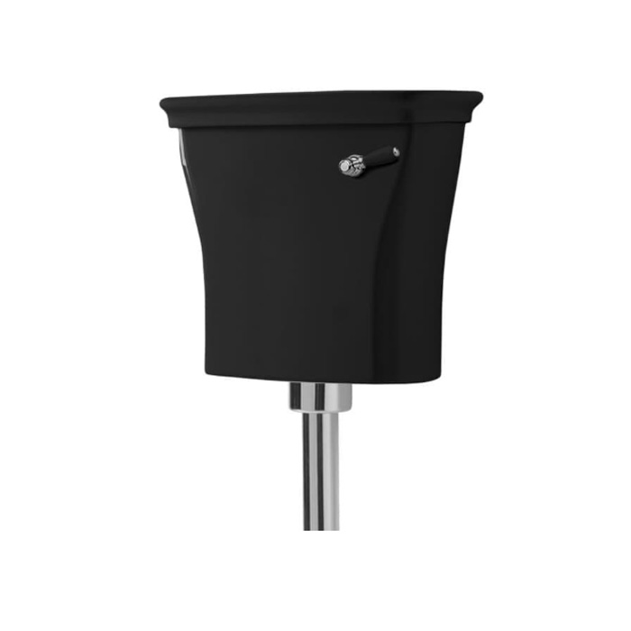 ArtCeram Civitas Бачок для унитаза низкий, без механизма, цвет: glossy black CIC007 03 00