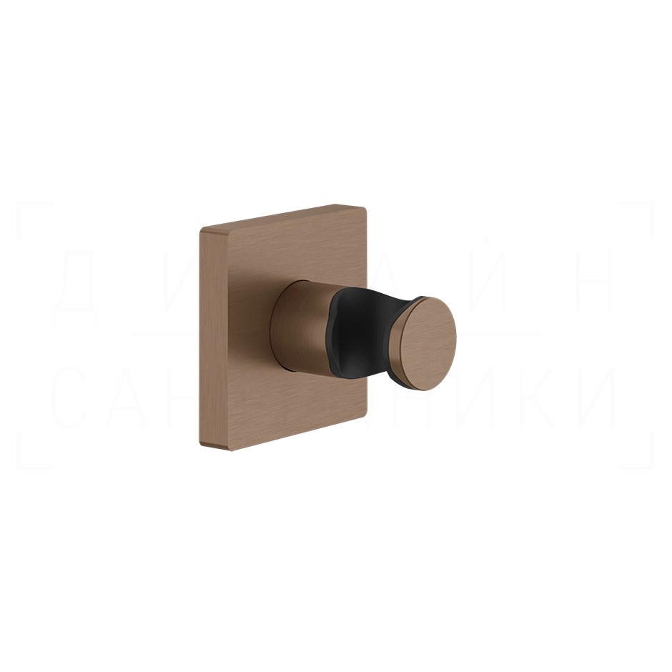 Gessi Rilievo Держатель для ручного душа неподвижный, цвет: copper brushed PVD 59157#708