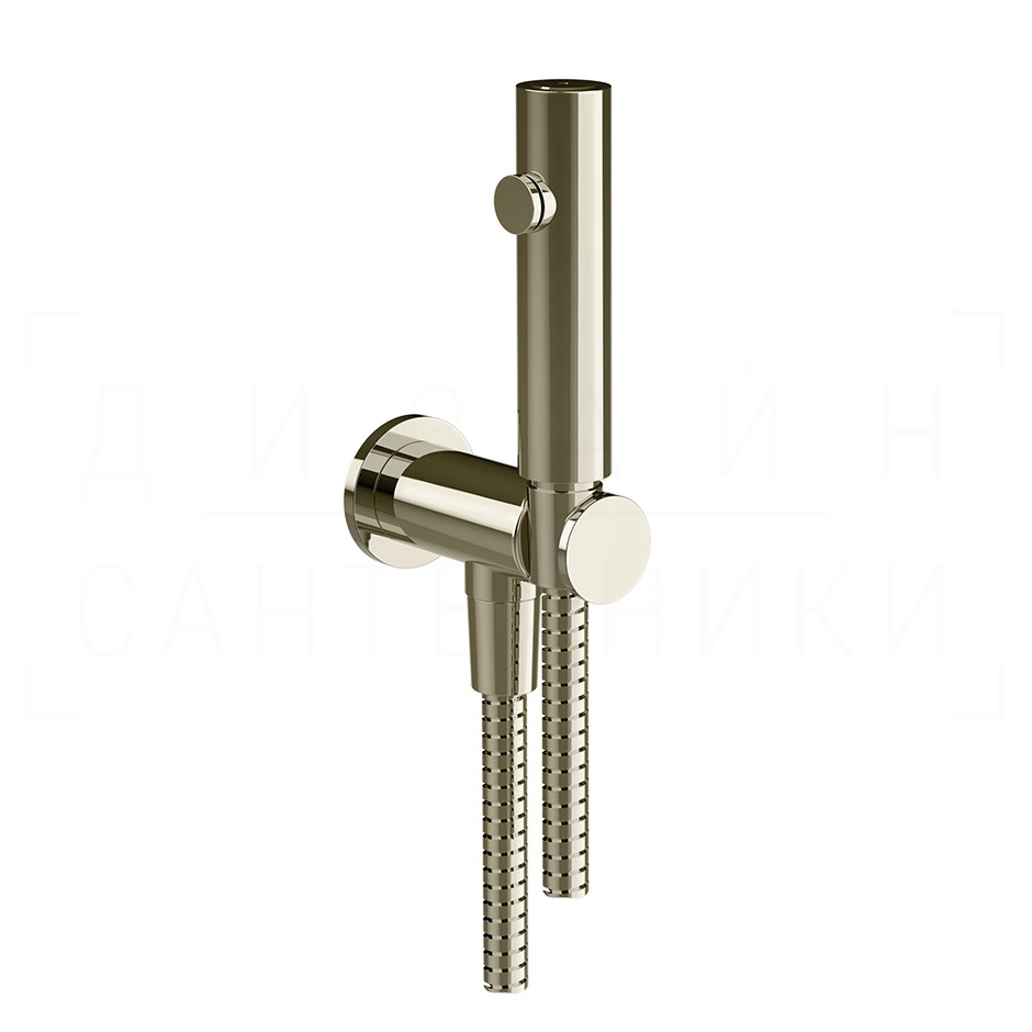 Gessi Total Look Гидроершик без смесителя, шланг 125 см, цвет: nickel PVD 45121#720