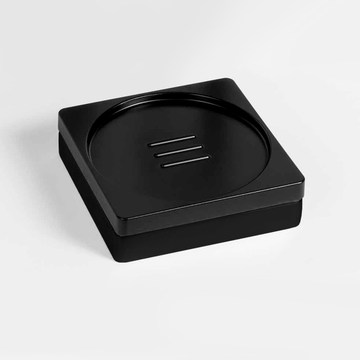Colombo MiniQ Мыльница настольная, цвет: matt black B5040.NM-RNE